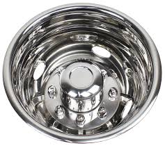 FORD F350 17" 8LUG SET OF 2 REAR STAINLESS STEEL WHEEL SIMULATOR CHROME 166579937179