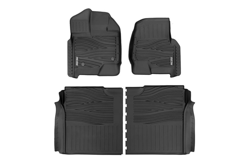 Flex-Fit Floor Mats | FR & RR | Ford F-150 (15-25)/F-150 Lightning (22-25)/Raptor (17-25) 