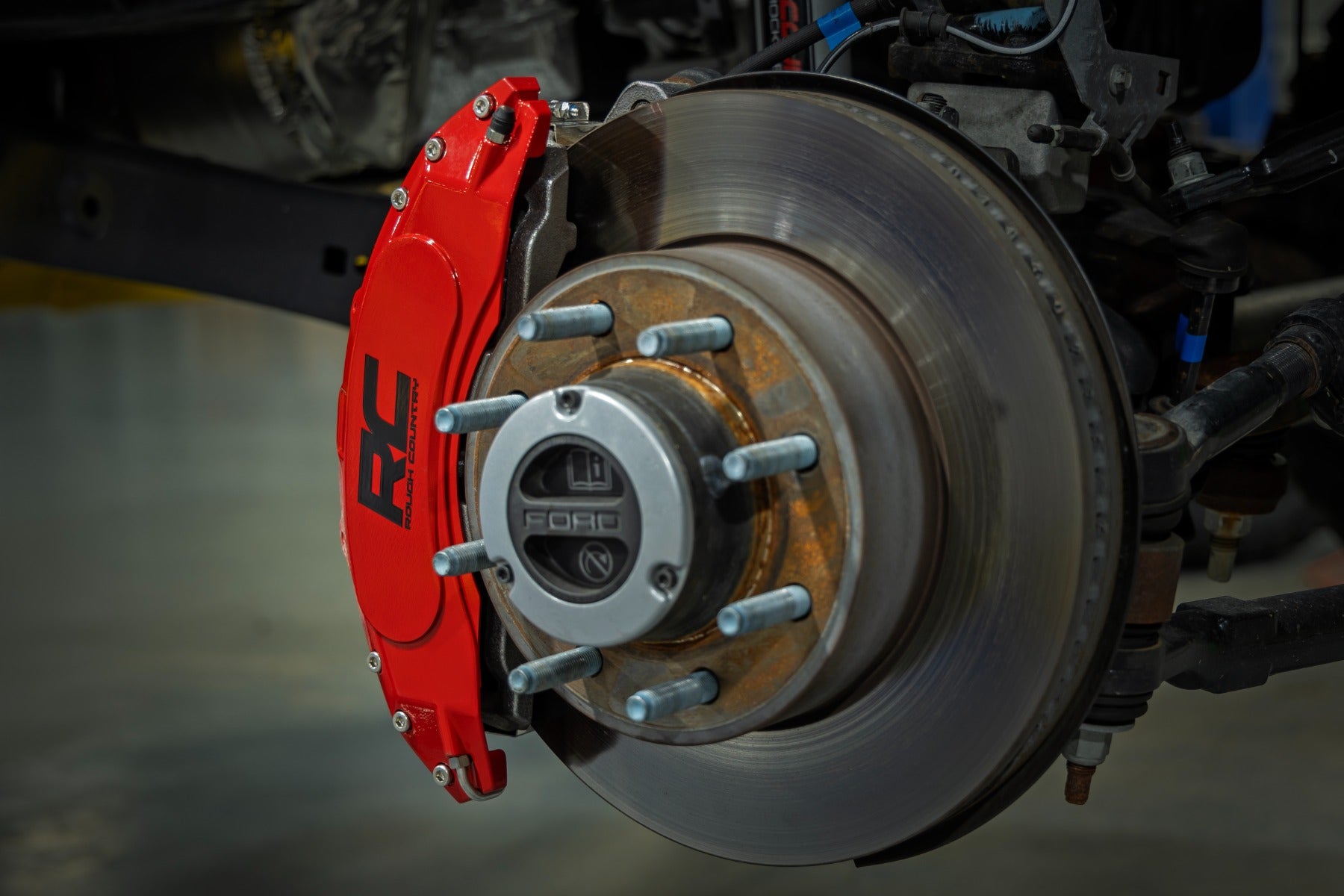 Caliper Covers | Front and Rear | Red | Ford F-250/F-350 Super Duty (23-25)