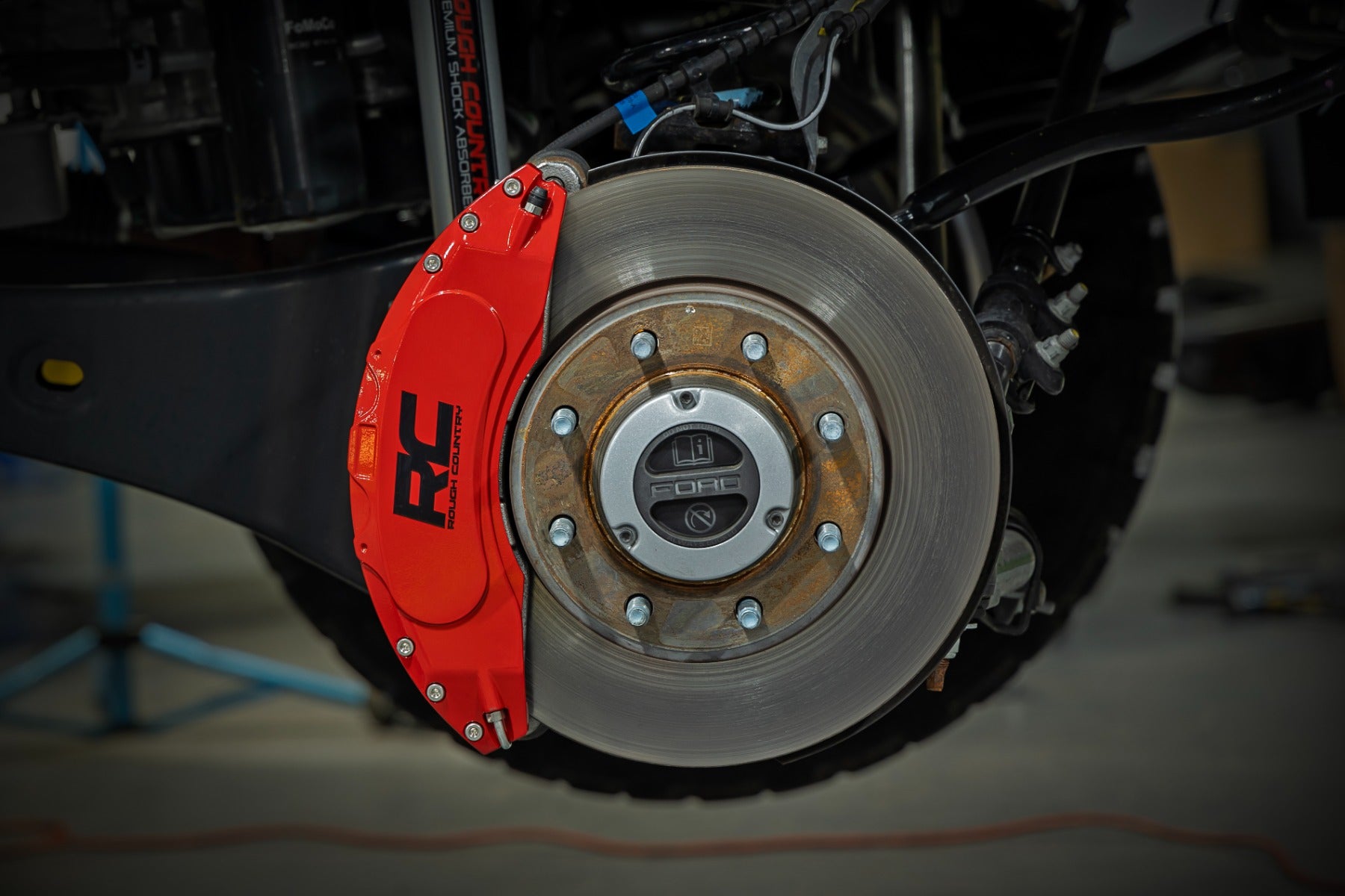 Caliper Covers | Front and Rear | Red | Ford F-250/F-350 Super Duty (23-25)