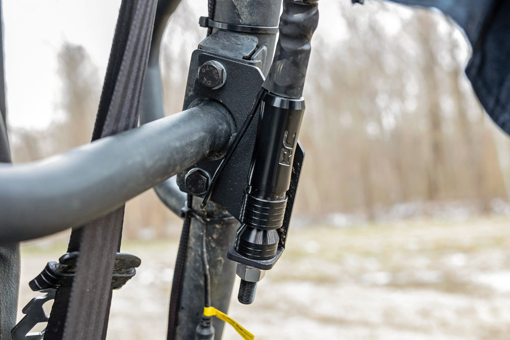 Whip Mount | Cage | 4' Multl-Color LED Whip Pair | Kawasaki Teryx4 800 