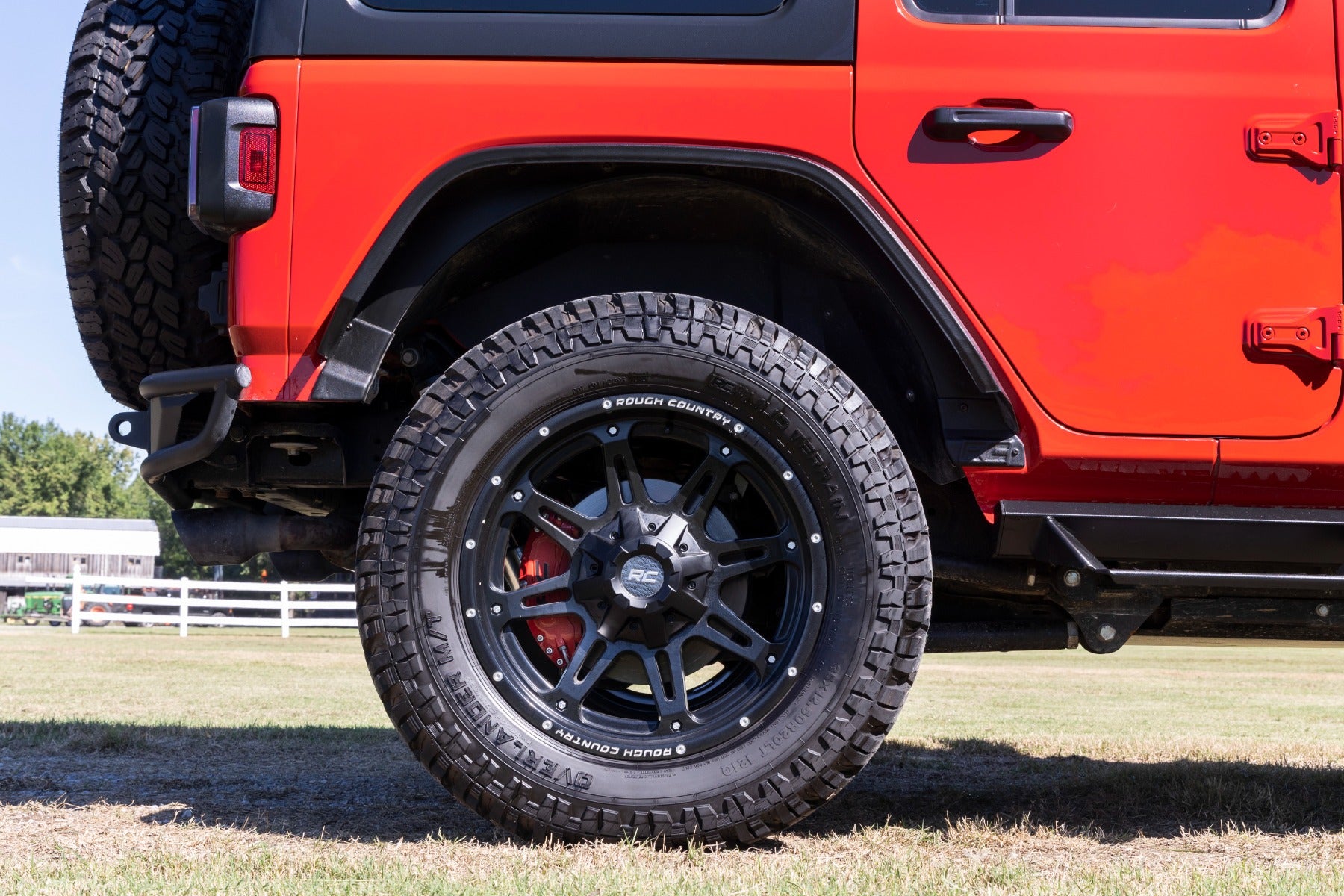 Caliper Covers | Rear | Red | Jeep Wrangler JK/Wrangler Unlimited  (2007-2018)