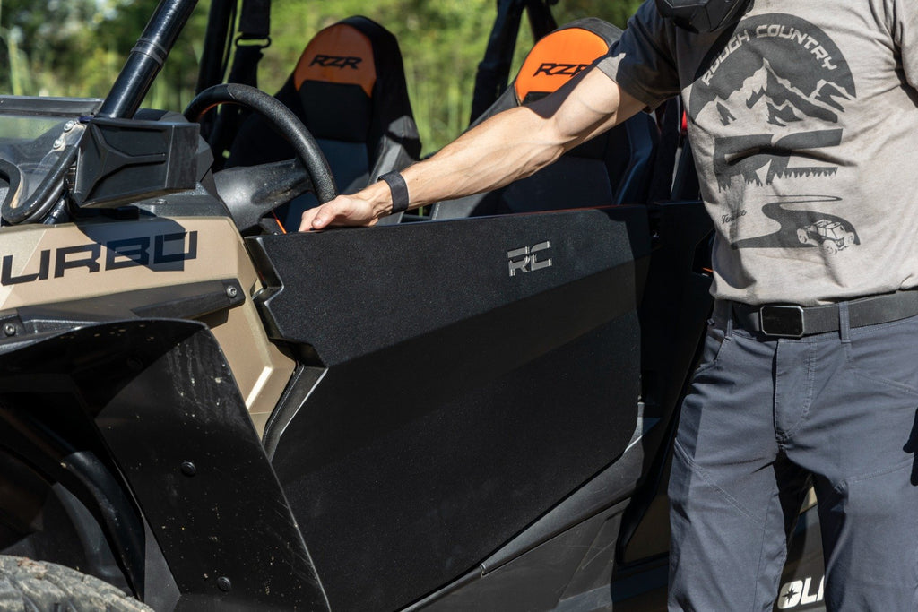 Aluminum Lower Half Doors | Rear | Polaris RZR XP 4 1000/RZR XP 4 Turbo S 