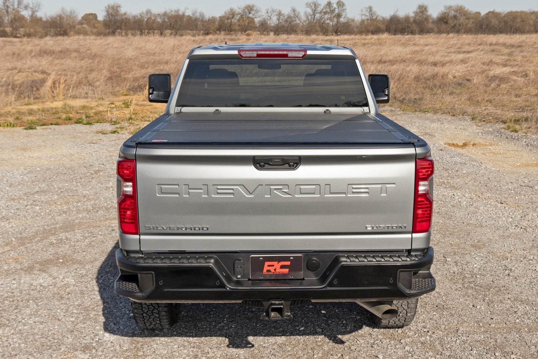Hard Tri-Fold Flip Up Bed Cover | 6'9" Bed | Chevy/GMC  Silverado/Sierra 2500HD/3500HD (20-25)