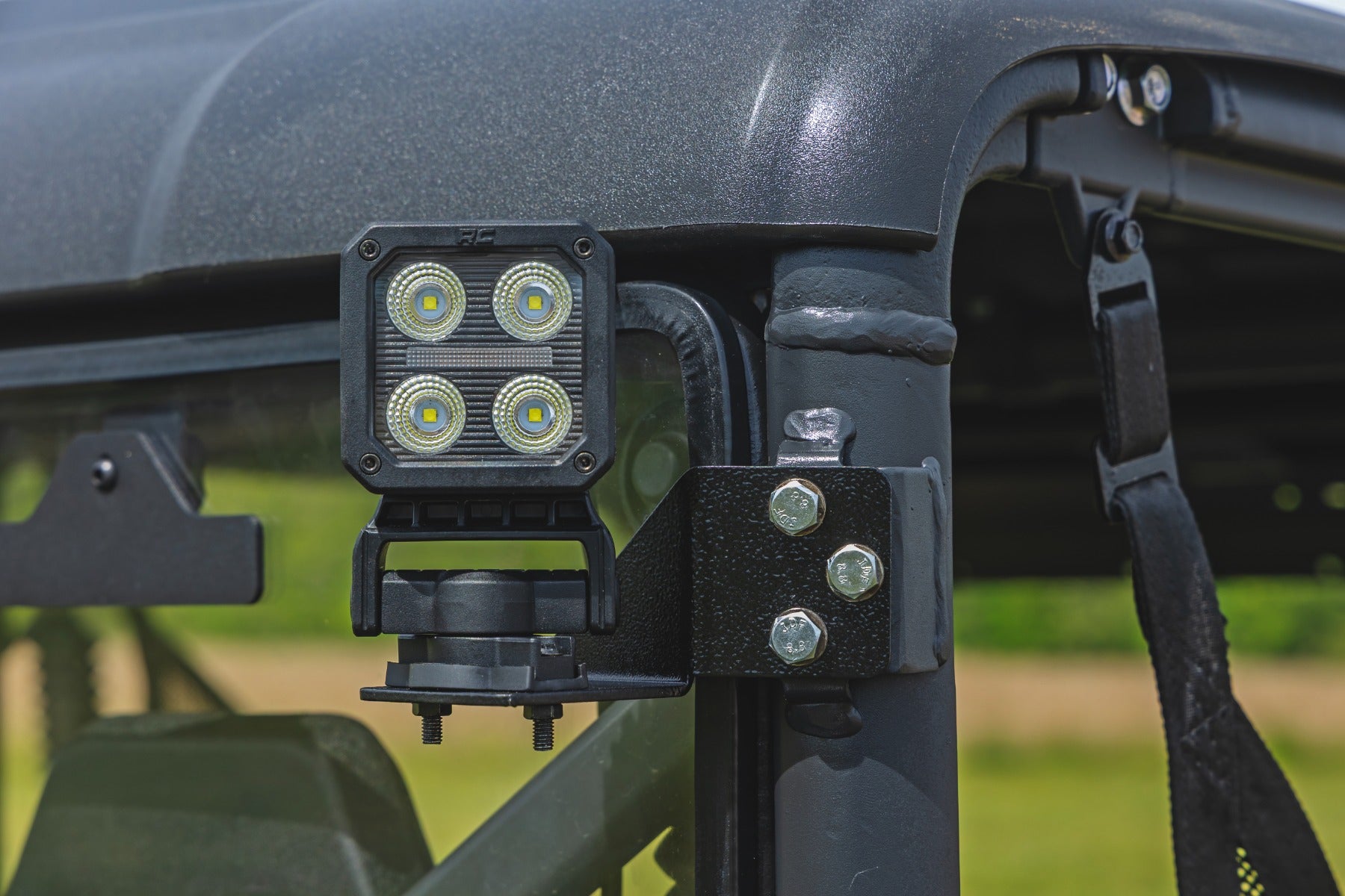 LED Light Kit | Rear Mount | 2" Black Pair | White DRL | CFMOTO UFORCE 1000