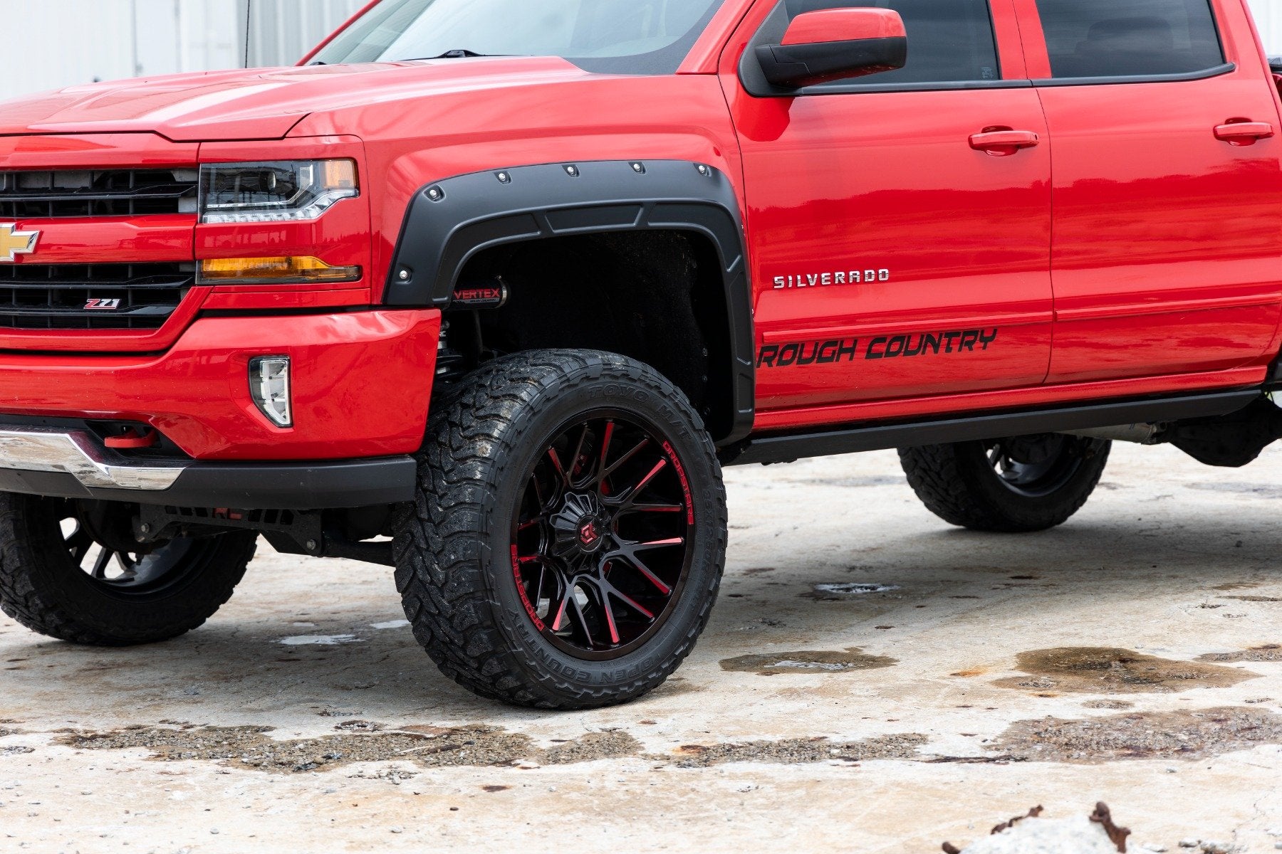 Fender Flares | Defender l 5'9" Bed  | G9K Satin Steel | Chevy Silverado 1500 (14-18 & Classic)