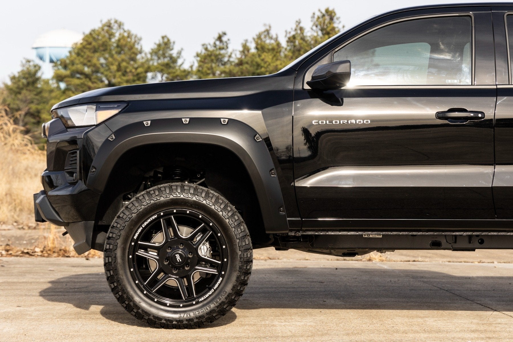 Pocket Fender Flares | GAZ Summit White | Chevy Colorado 2WD/4WD (2023-2025)