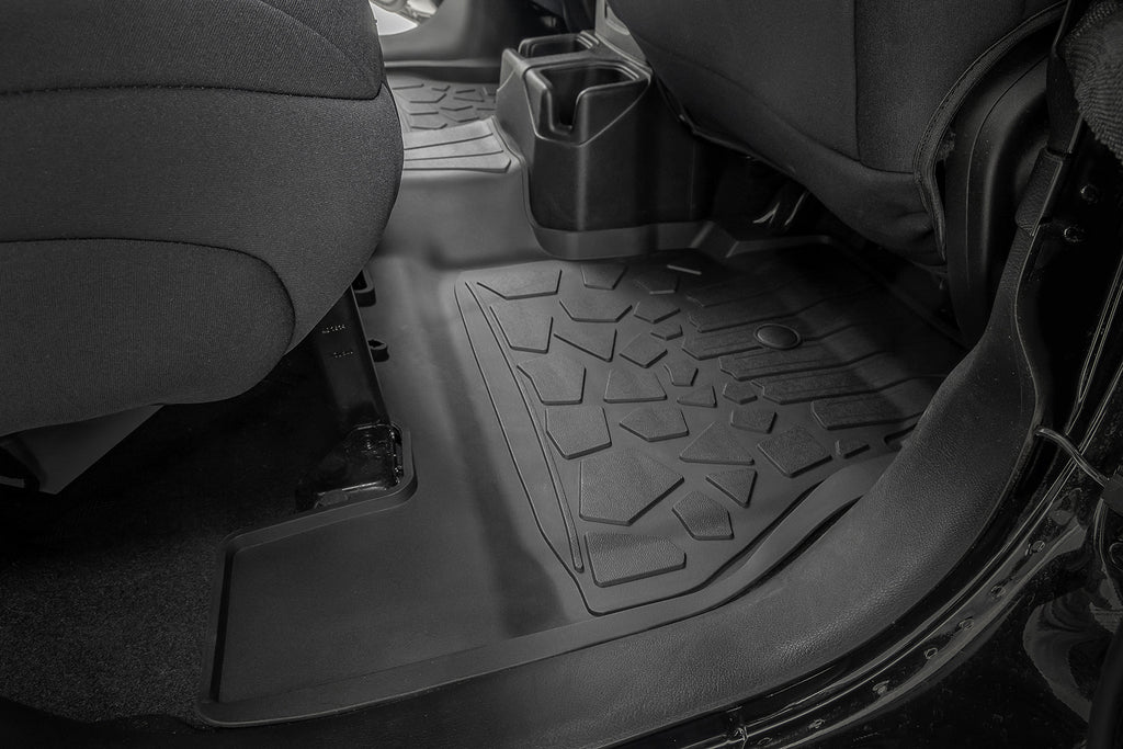 Flex Fit Floor Mats | FR & RR | 4 Door | Jeep Wrangler Unlimited 4WD (18-25)
