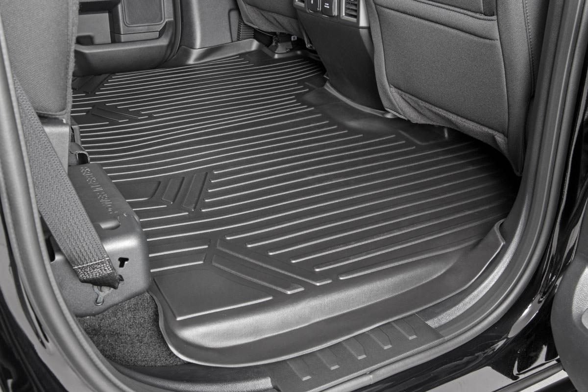 Floor Mats | FR & RR | Over Hump | Ford F-150 (15-25)/F-150 Lightning (22-25)/Raptor (17-25) 