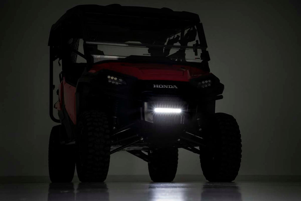 LED Light Kit | Bumper Mount | 10" Black Slimline | Honda Pioneer 1000 