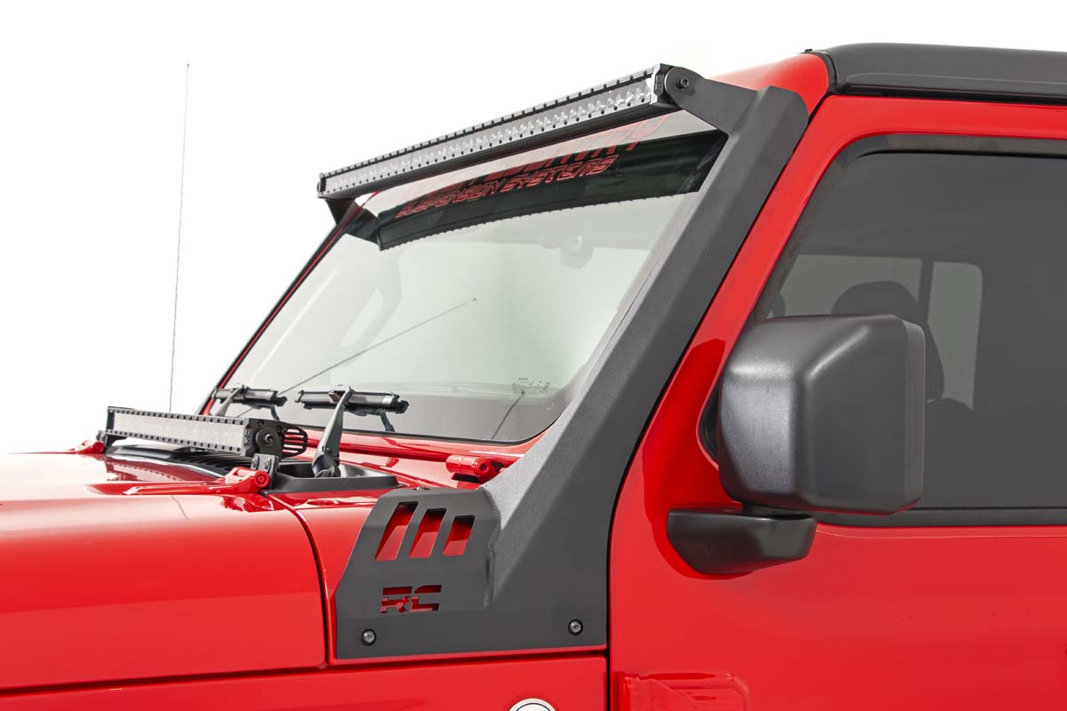 LED Light Kit | Windshield | 50" Spectrum Single Row | Jeep Gladiator JT/Wrangler JL (18-25)