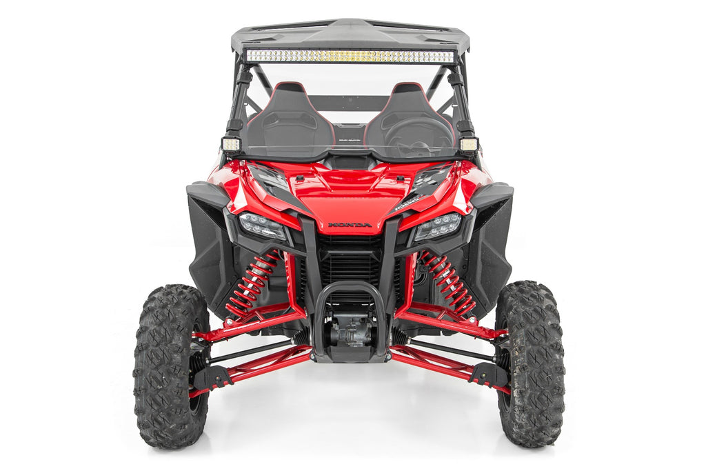 LED Light Kit | Front Mount | 40" Black Dual Row | White DRL | Honda Talon 1000 