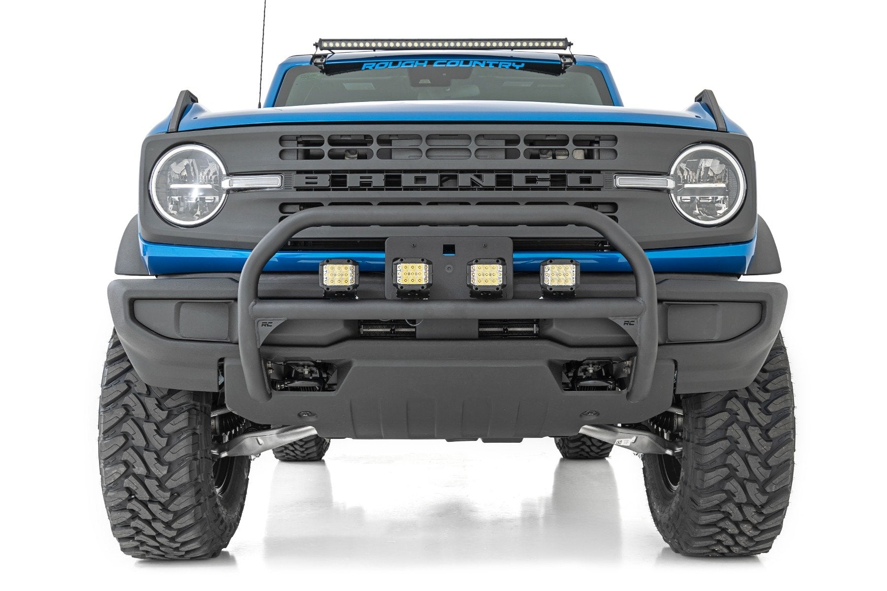 Nudge Bar | 20 Inch BLK DRL Single Row LED | Ford Bronco 4WD (2021-2025)
