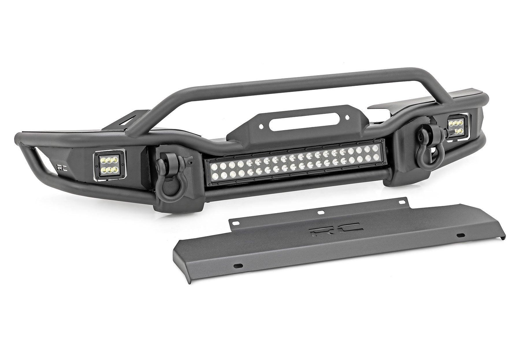 Front Winch Bumper | Tubular | Skid Plate | Jeep Gladiator JT/Wrangler JK & JL/Wrangler Unlimited 