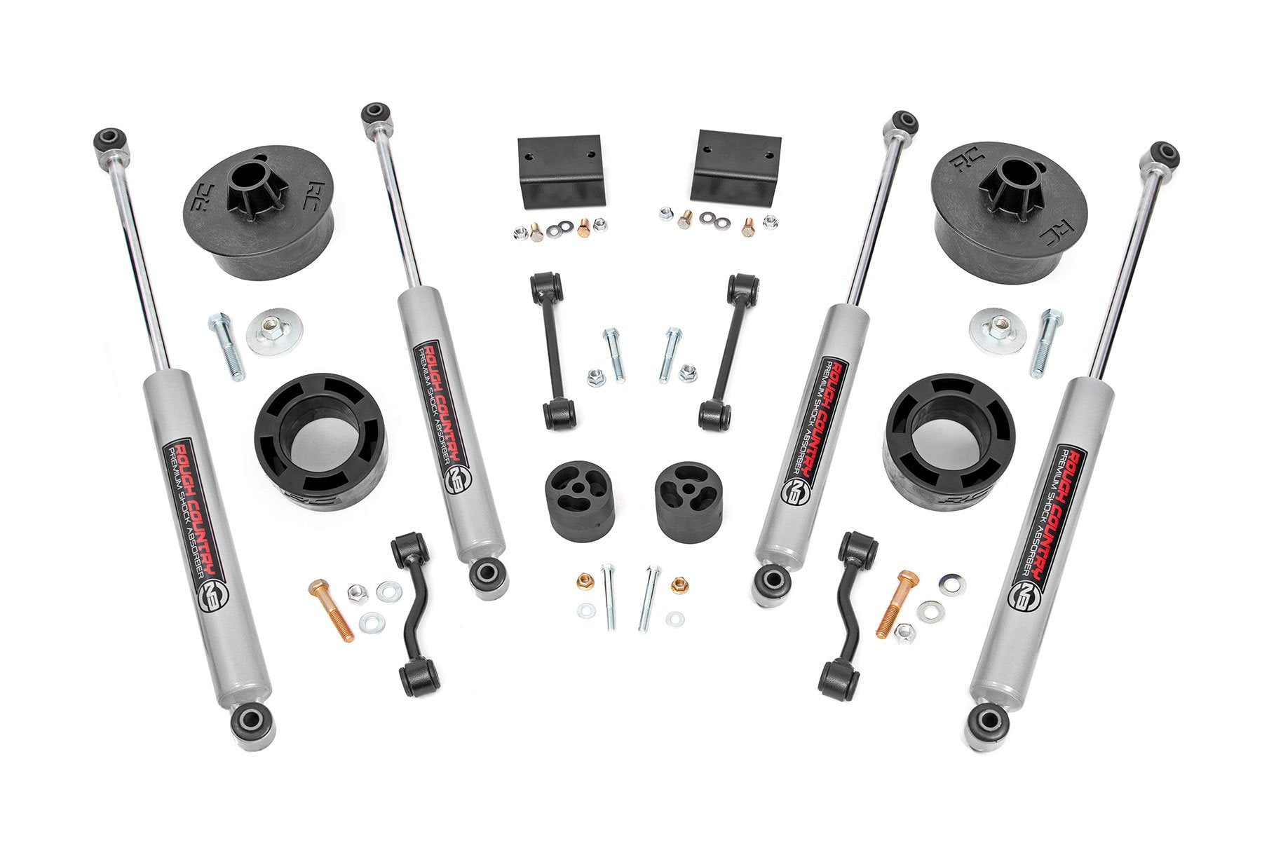 2.5 Inch Lift Kit | Spacers | N3 | Jeep Wrangler JL (2024)/Wrangler Unlimited (24-25) 