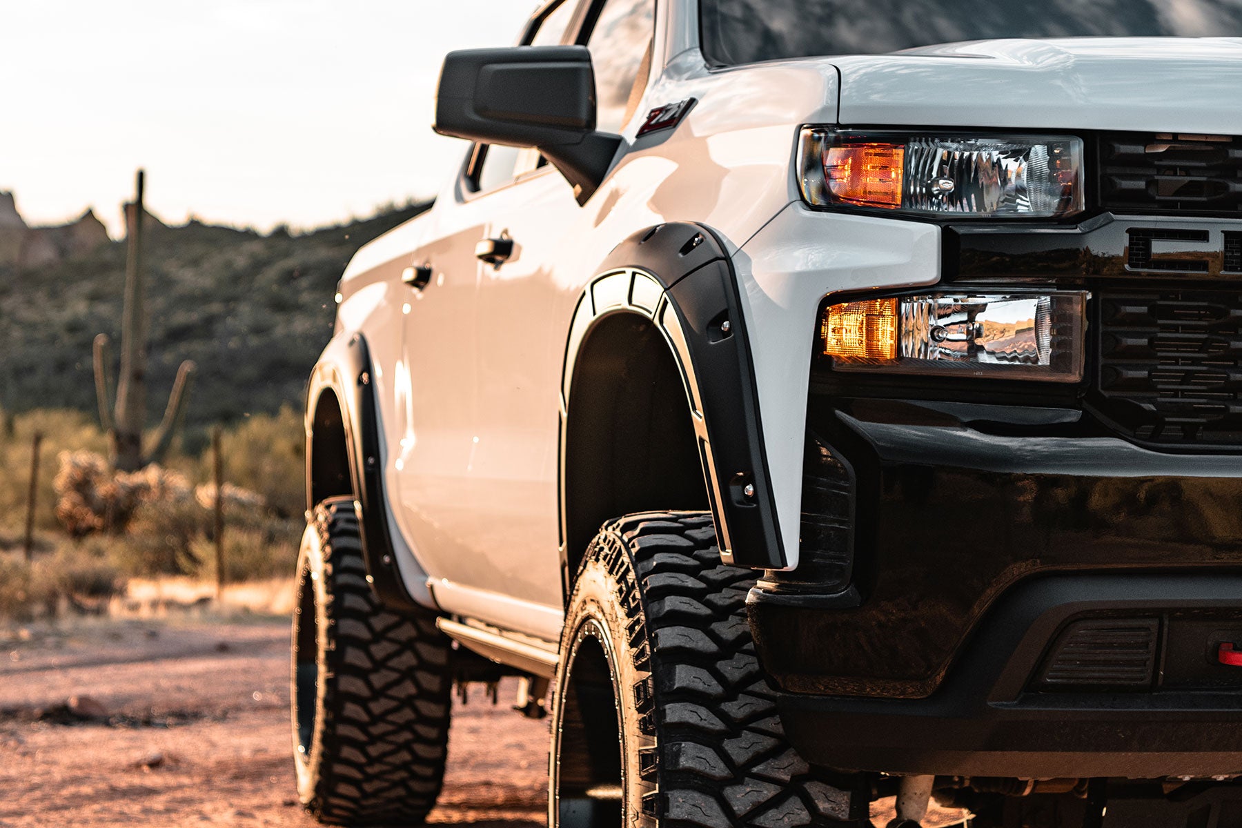 Fender Flares | Defender | GB8 Mosaic Black | Chevy Silverado 1500 2WD/4WD (2019-2025 & Classic)