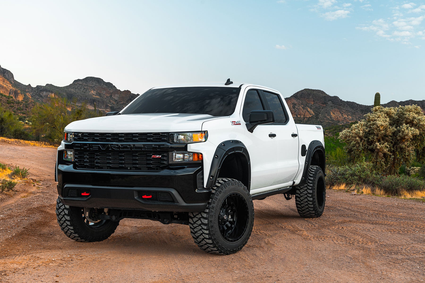 Fender Flares | Defender | GAN Silver Ice Metallic | Chevy Silverado 1500 (19-25)