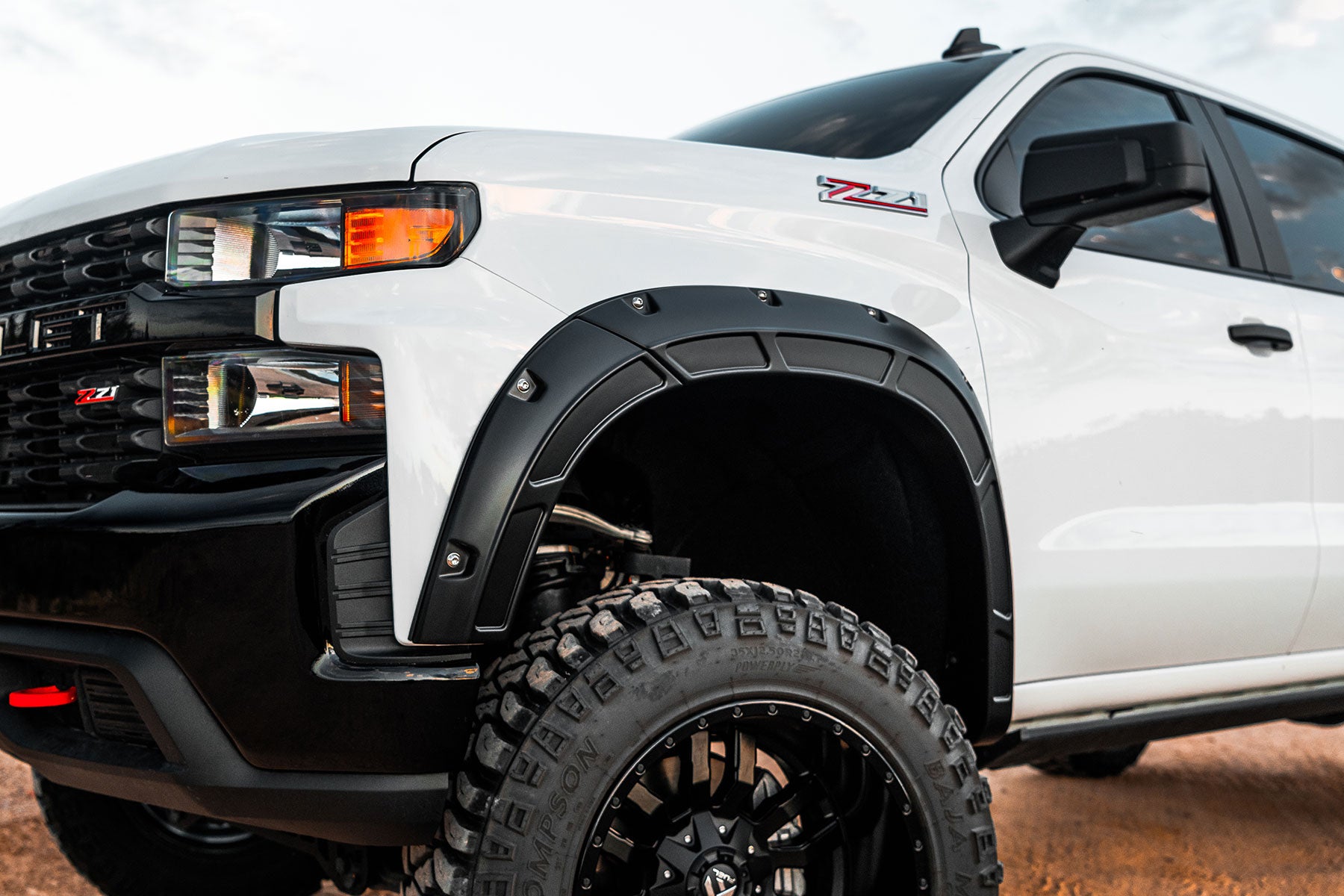 Fender Flares | Defender | G48 Redwood | Chevy Silverado 1500 2WD/4WD (2019-2025 & Classic)