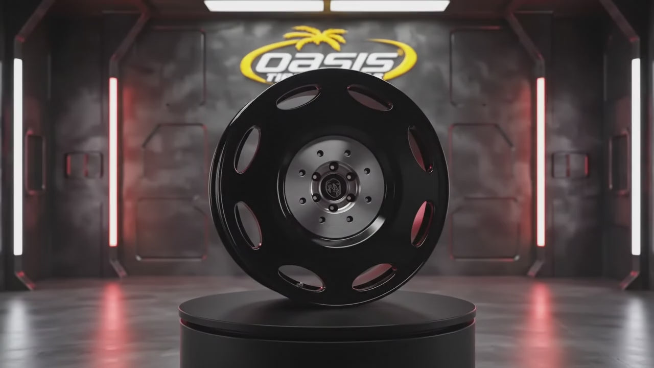 DI228258100GB XF Off-Road Dually Inner 22x8.25 8x165.1 +100 Cb 121.3 Gloss Black