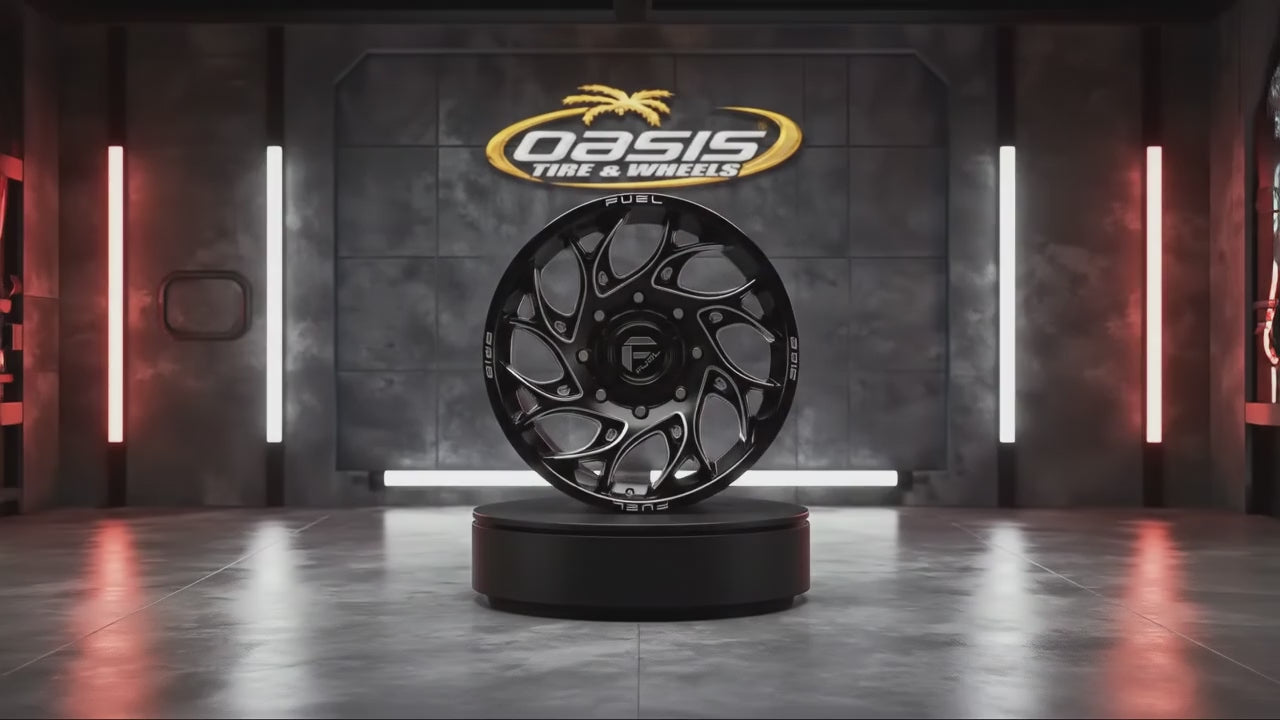 D74122829235 22X8.25 8-200 -202MM 142.2HB FUEL RUNNER DUALLY REAR OUTER