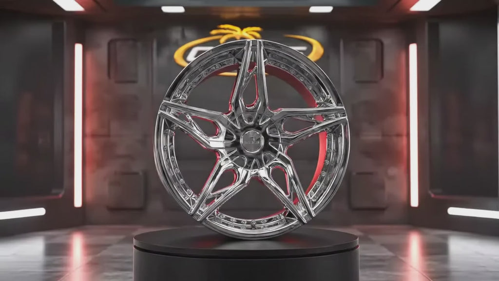 CLV-38208551143120+35C CAVALLO CLV-38 20X8.5 5-114.3 5-120 5-4.5 CHROME +35