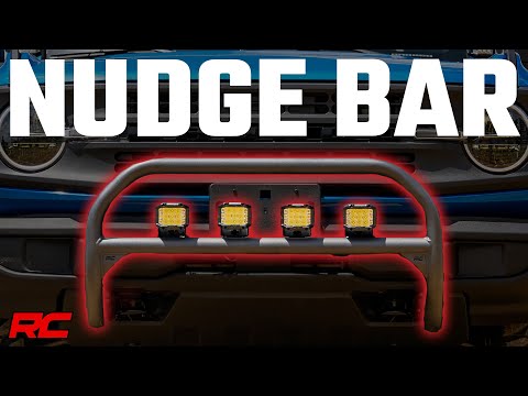Nudge Bar | 20 Inch BLK DRL Single Row LED | Ford Bronco 4WD (2021-2025) - Video