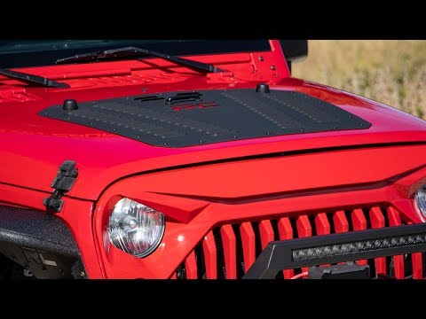 Hood Louver with RC Logo | Jeep Wrangler JK/Wrangler Unlimited  (2007-2018) - Video