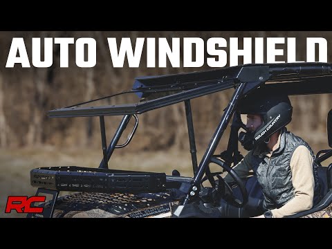Electric Tilt Windshield | Glass | Honda Pioneer 1000  - Video