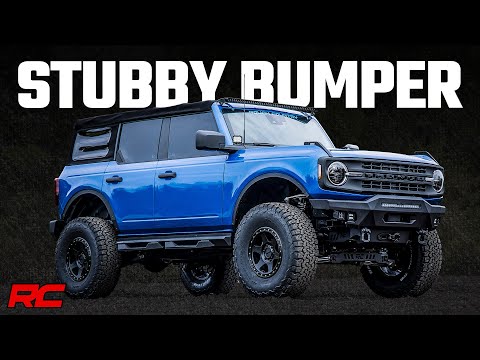 Front Bumper | Modular | Stubby Wings | DRL | Ford Bronco 4WD (2021-2025) - Video
