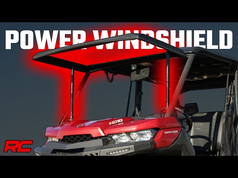 Electric Tilt Windshield | Glass | Polaris Ranger XP 1000  - Video