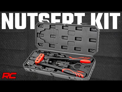 Nutsert Toolkit - 10 Piece System W/Quick Change Mandrel Set - Video