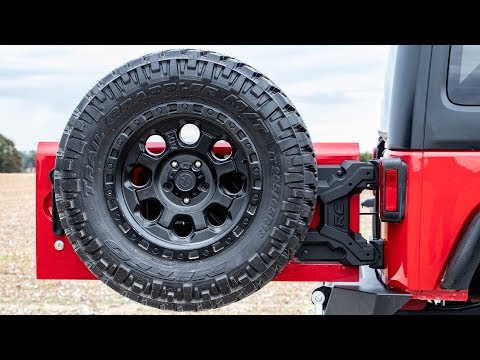 Heavy Duty Tire Carrier | Jeep Wrangler JK/Wrangler Unlimited  (2007-2018) - Video