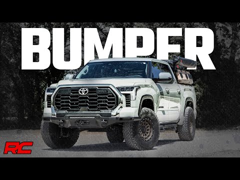 Hybrid Front Bumper | 12000S | Blk LED | Toyota Tundra 2WD/4WD (2022-2025) - Video