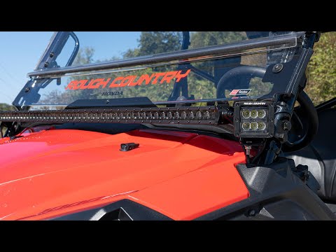 LED Light Kit | Cage Mount | 2" Black Pair | Honda Pioneer 1000  - Video