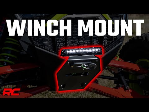 LED Light | Winch Mount | RS4500S | 10" Black Slimline | Polaris RZR Pro R - Video