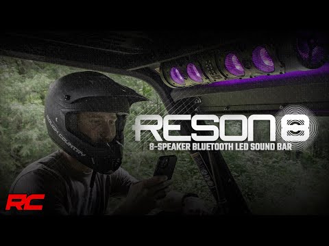 Bluetooth LED Soundbar | 8 Speaker | IP66 Waterproof | UTV/ATV - Video