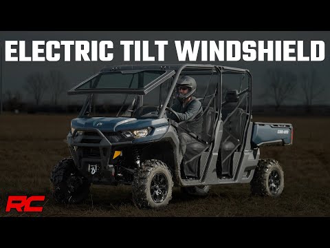 Electric Tilt Windshield | Glass | Can-Am Defender HD 8/HD 9/HD 10 - Video