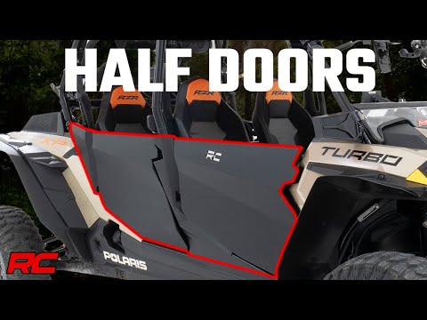 Aluminum Lower Half Doors | Rear | Polaris RZR XP 4 1000/RZR XP 4 Turbo S  - Video