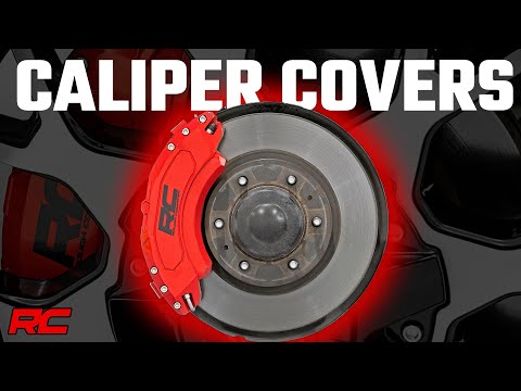 Caliper Covers | Front and Rear | Red | Ram 1500 2WD/4WD (2019-2025) - Video