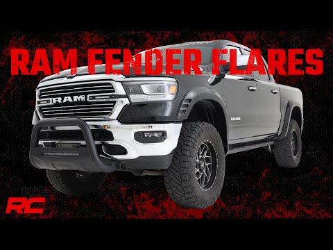 Fender Flares | SF1 | PS2 Bright Silver | Ram 1500 2WD/4WD (2019-2024) - Video