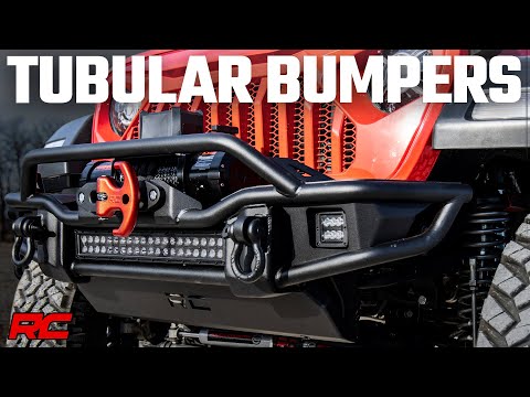 Front Winch Bumper | Tubular | Skid Plate | Jeep Gladiator JT/Wrangler JK & JL/Wrangler Unlimited  - Video