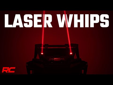 Laser Whip Light Kit | RGBW | 1200 Lumens | Pair - Video