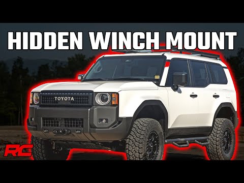 Hidden Winch Mount | White SAE | Fog | Toyota Land Cruiser 4WD (2024-2025) - Video