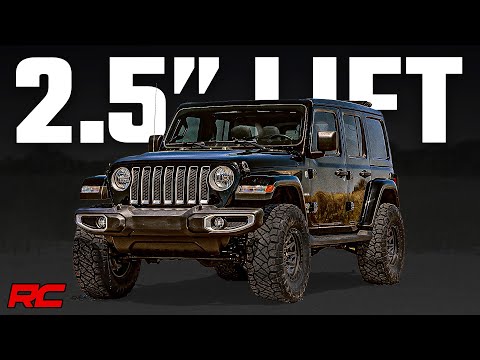 2.5 Inch Lift Kit | Coils | Jeep Wrangler Unlimited 4WD (2024-2025) - Video