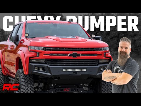 High Clearance Front Bumper | LED Lights & Skid Plate | Chevy Silverado 1500 (19-22) - Video