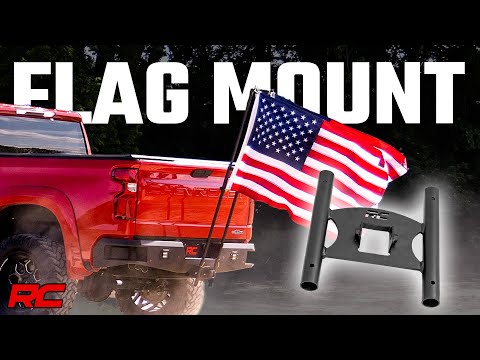 Flag Pole Holder | Dual | 2 Inch Hitch - Video