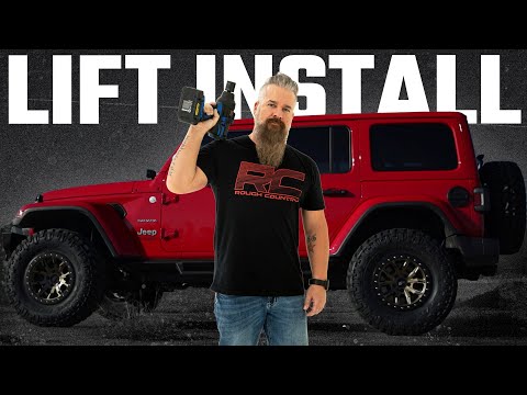 3.5 Inch Lift Kit | Adj Lower | FR D/S | Jeep Wrangler Unlimited 4WD (24-25) - Video