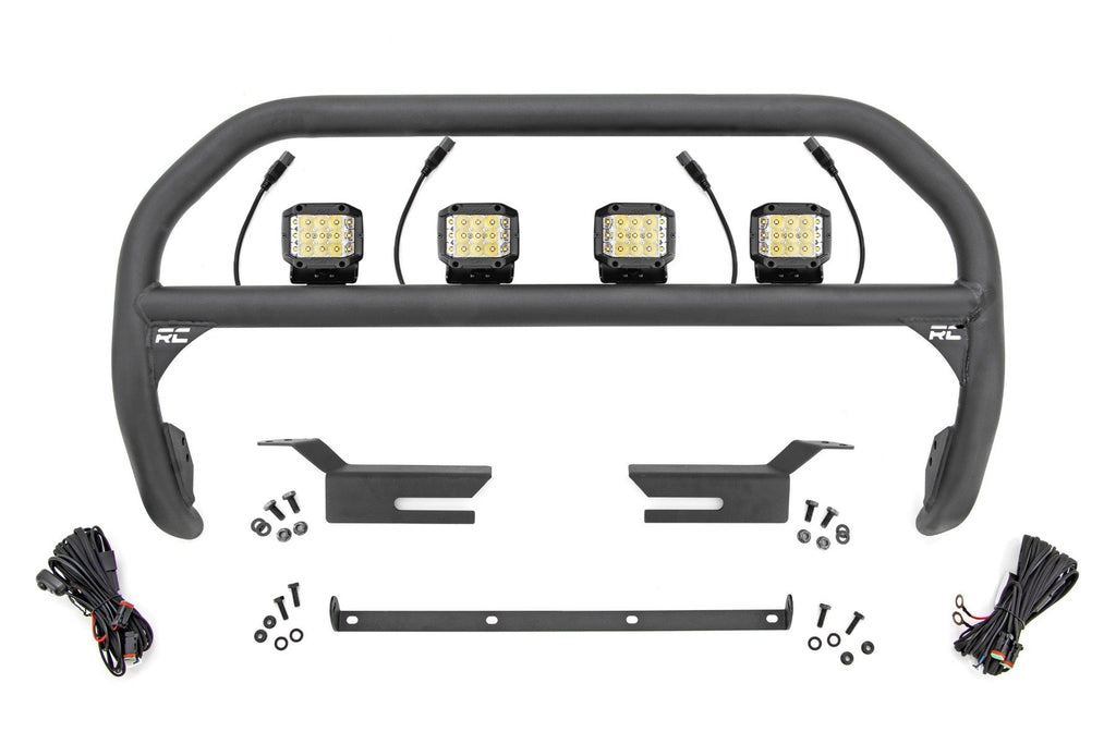 Nudge Bar | 3 Inch Wide Angle Led (x4) | Ford Bronco 4WD (2021-2025)