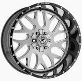 24x14 5-127/5-5.0/5-139.7/5-5.50 -76 cb 78.1 XFX FLOW 301 GLOSS BLACK & MILLED