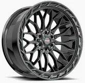 24X11 6-135/6-139.7/6-5.50 -24 CB 106.1 GLOSS BLACK VORTEK VRP-503241157-24GB